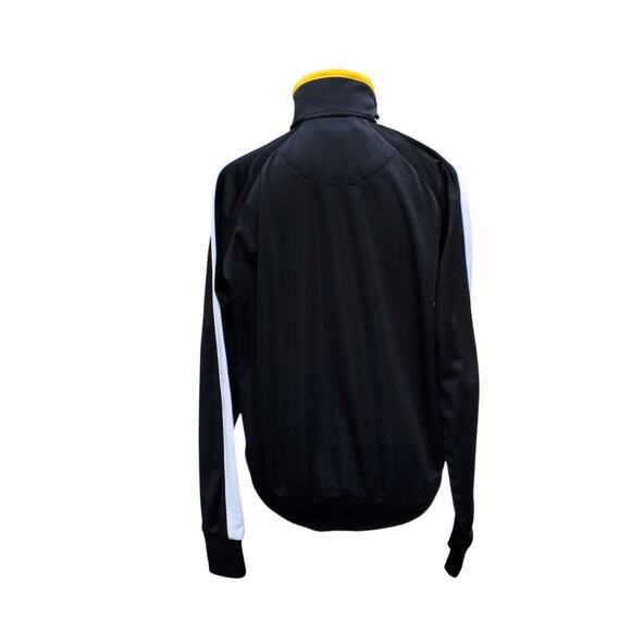 G-III Carl Banks Pittsburgh Pirates Tricot Full-Zip Track Jacket Black Gold Sz S - Picture 11 of 16